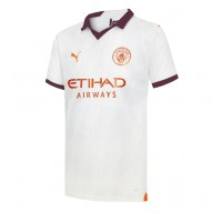 Camiseta Manchester City Jeremy Doku #11 Segunda Equipación Replica 2023-24 mangas cortas